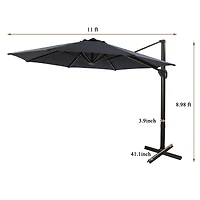 Casainc 11 Ft Umbrella for Outdoor Patio without Base