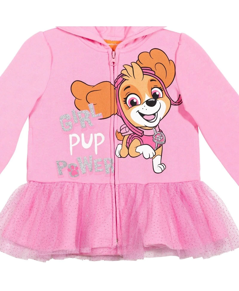 Paw Patrol Girls Skye Zip Up Costume Hoodie