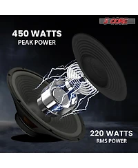 5 Core Subwoofer Speaker 15 Inch Car Subs 450W Max Pro Audio 4Ohm Replacement Subwoofers Para Carro - 2PCS