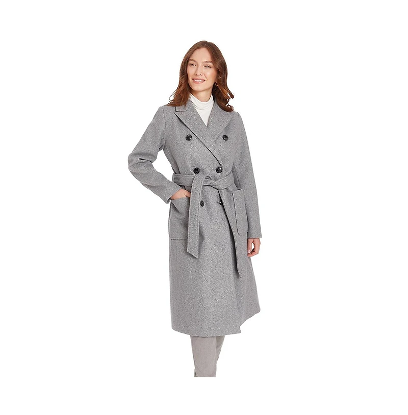 Frye Women's Clara Double Breasted Belted Coat
