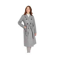 Frye Women's Clara Double Breasted Belted Coat
