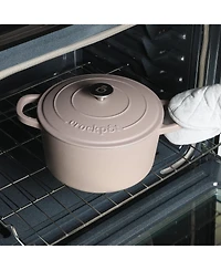 Crock-Pot Crock Pot Artisan 5-Quart Round Dutch Oven - Matte Dusty Pink