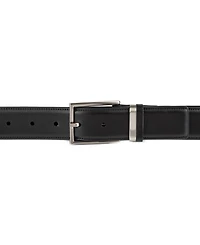 Alfani Men's Burnished Edge and Metal Loop Dress Belt, Created for Macy's