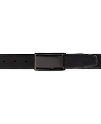 Alfani Men's Reversible Cut-Out Plaque Belt, Created for Macy's