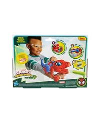Spidey and His Amazing Friends Dino-Webs Nerf Spidey-Rex Web Launcher