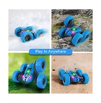 Cowin Remote Control Car Race Stunt Toy Double Sided 360° Rotating Rechargeable