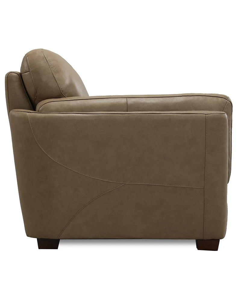 Closeout! Korder Leather Chair, Created for Macy's