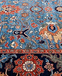 Adorn Hand Woven Rugs Serapi M1993 2'7"x9'9" Runner Area Rug