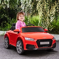 Aosom 6V Kids Electric Ride On Car, Licensed Audi Tt Rs with Seat, Remote