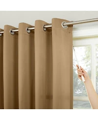 Sun Zero Grant Room Darkening Grommet Sliding Patio Door Curtain Panel