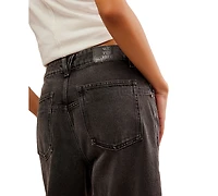 Free People Women's Deep Trance Dropped Barrel Jeans