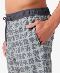 O'Neill Men's Hermosa Elastic Waist Lined 17" Swim Shorts