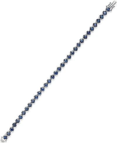 Sapphire Tennis Bracelet (10 ct. t.w.) in Sterling Silver, Created for Macy's (Also Available in Emerald)