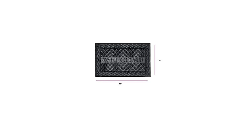 Superio Non-Slip Doormat for Entry, 18" x 30", Waterproof Mat
