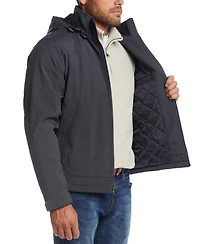 Weatherproof Men's Flex Tech Hooded Shirt Jacket