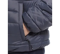 Weatherproof Men's Packable Neck Pillow Zip-Front Quilted Jacket