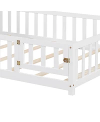 Versatile Floor Beds for Kids: Bookcases, Blackboards, & Storage