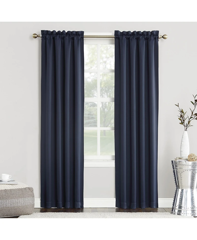 Preston Energy Saving Blackout Rod Pocket Curtain Panel