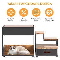 Streamdale Furniture Multi-Level Pet Window Perch with Storage