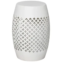 Round 12.5'' Steel Patio End Table