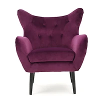 Streamdale Alyssa Mid-Century Velvet Arm Chair Comfort And Glamour One