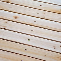 Fir Wood Arc Garden Bridge Walkway