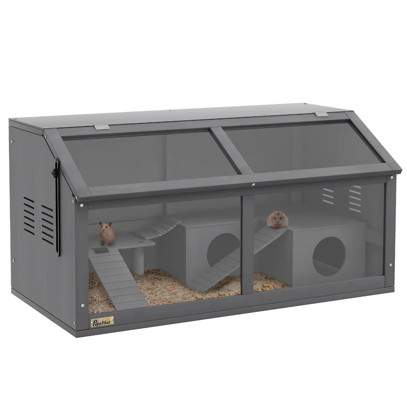 Streamdale Furniture Wooden Hamster Habitat with Accessories