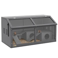 Streamdale Furniture Wooden Hamster Habitat with Accessories