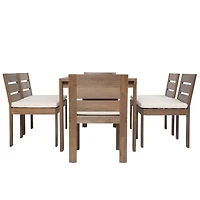 Streamdale 7-Piece Acacia Wood Outdoor Dining Set Comfort, Style, and Durability