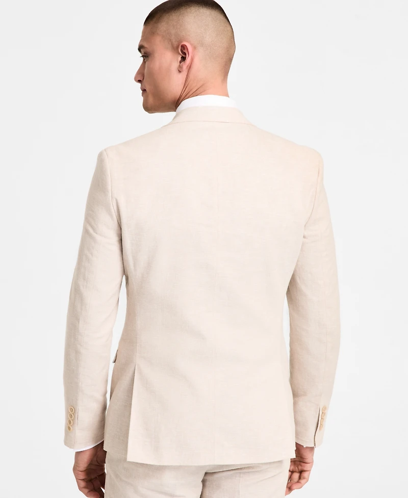 Bar Iii Men's Slim-Fit Linen Suit Jacket