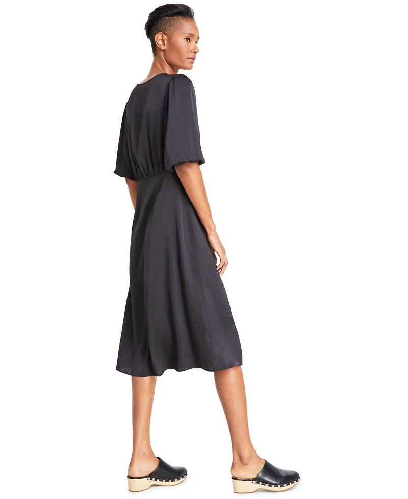 Boss Orange Women's Destina Surplice A-Line Dress