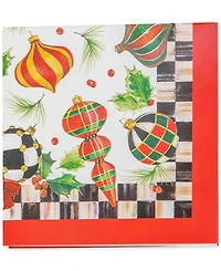 MacKenzie-Childs Deck The Halls Cocktail Paper Napkins