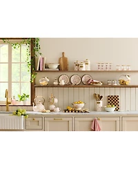 MacKenzie-Childs Rosy Check Ice Cream Dish