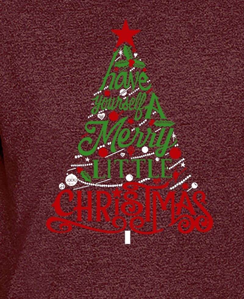 La Pop Art Men's Have Yourself a Merry Little Christmas Premium Blend Word T-Shirt