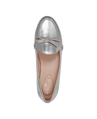 Bandolino Women's Jayme Embellished Bow Detail Loafers