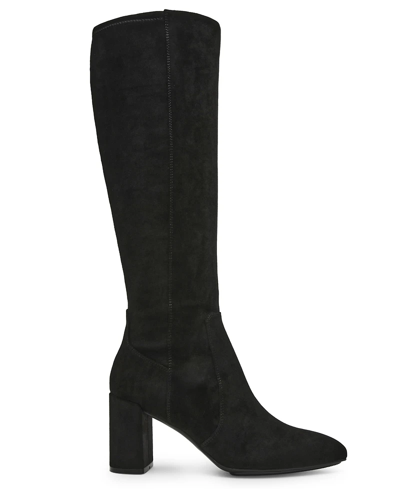 Anne Klein Women's Barnard Block Heel Knee High Dress Boots