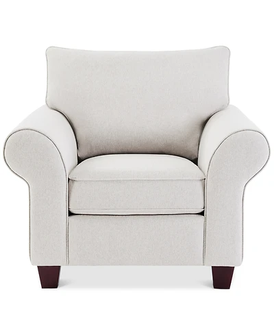 Closeout! Saeville 43" Fabric Chair, Created for Macy's