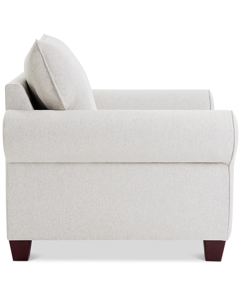 Closeout! Saeville 43" Fabric Chair, Created for Macy's