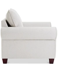 Closeout! Saeville 43" Fabric Chair, Created for Macy's