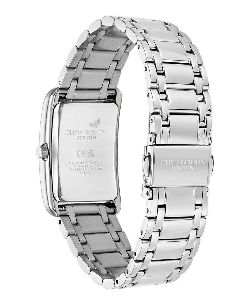 Olivia Burton Women's Grove Silver Stainless Steel Watch 23mm