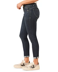 Democracy Petite "Ab"solution Ankle-Skimming Cuffed Jeans