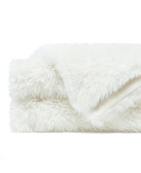 Chanasya Premium Fuzzy Tusicon Faux Longfur Throw Blanket