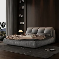 Streamdale Luxury Upholstered Bed with Oversized Padrest