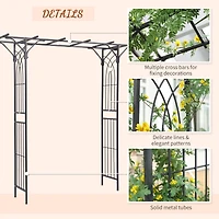 Decorative Metal Garden Trellis Arch