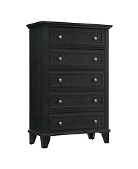 gaomon 5 Drawers Dresser,Storage Dresser with Metal Handles,Chest of Drawers for Bedroom, Living Room, Hallway, Office