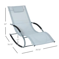 Zero Gravity Rocker Chair: Weather-Resistant Outdoor Lounger
