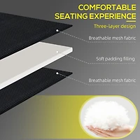 Folding Chaise Lounge with Adjustable Back, Reading Hole, Pocket & Headrest
