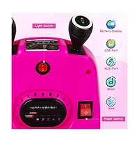 Vebreda 6V Bumper Car for Kids Toddlers Electric Ride On Vehicle with 360° Spin-Red