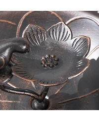 Simplie Fun Vintage Copper Bird Bath For Garden Delight