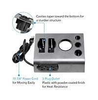 Byootique Salon Appliance Desktop Holder For Flat Iron Curling and Blow Dryer Hair Styling